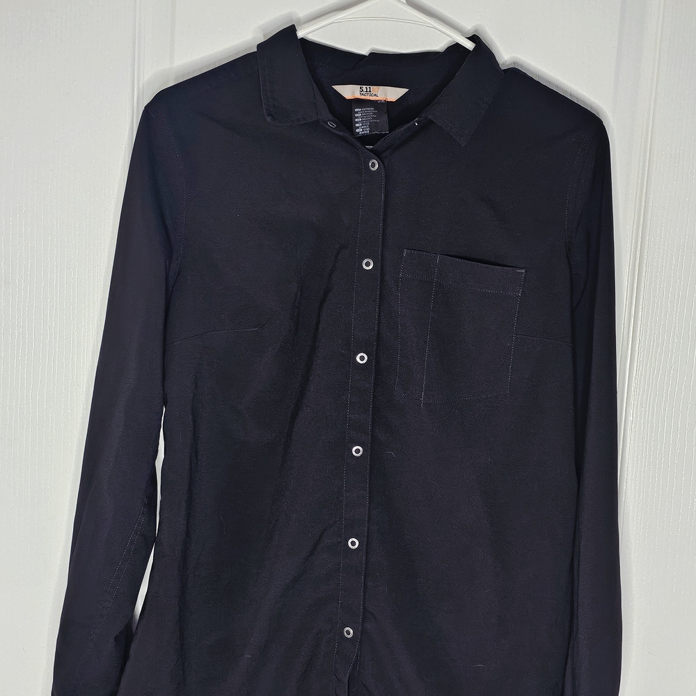 5.11 Tactical Women's Black Button Down Shirt